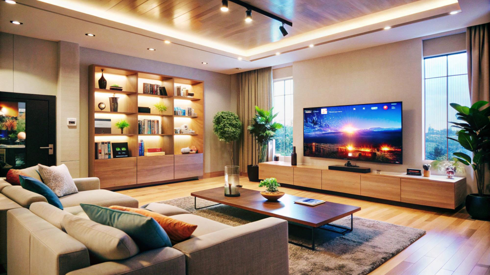 Elegant living room at The Ddungu Residence